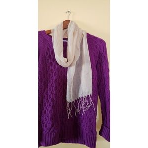 ⭐ Light Cream Scarf